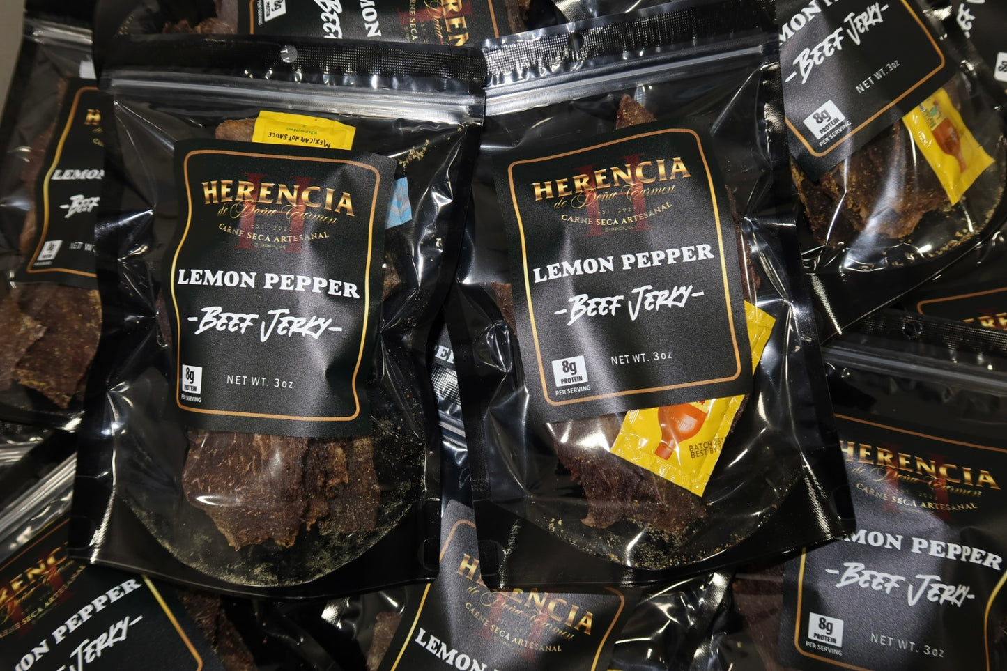 Lemon Pepper Beef Jerky (Carne Seca) 3oz