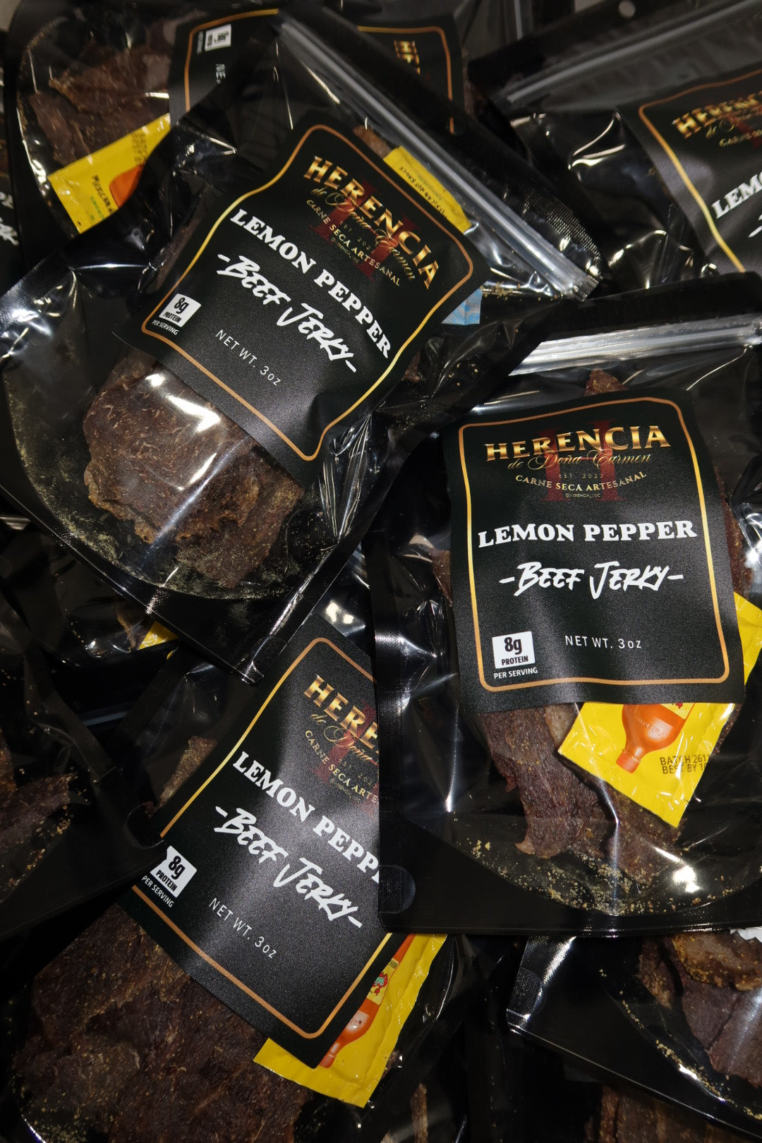 Lemon Pepper Beef Jerky (Carne Seca) 3oz