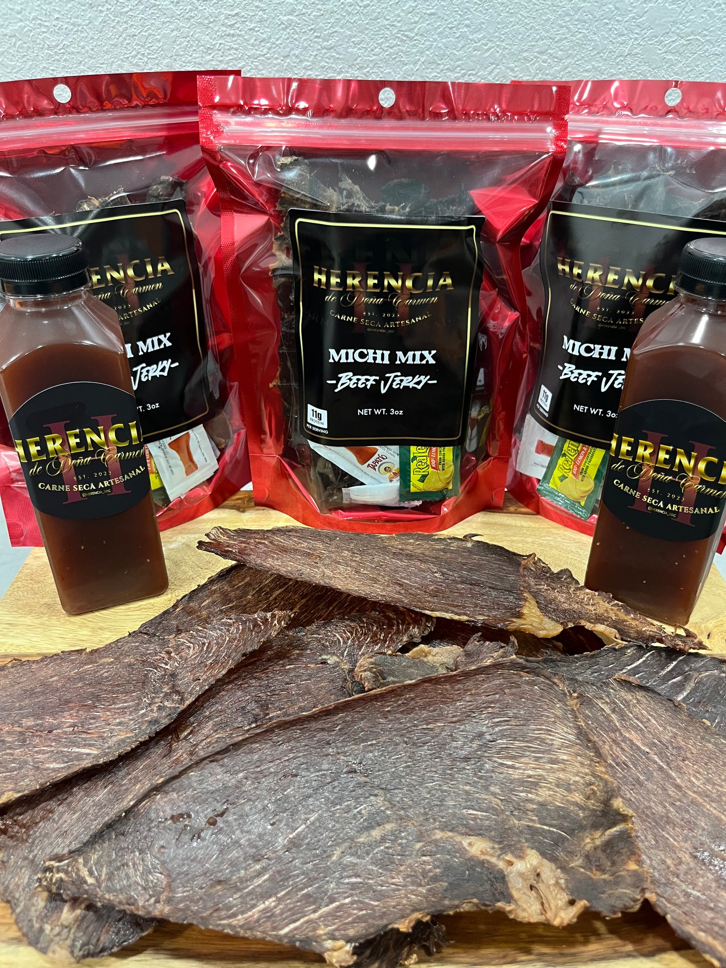 Michi Mix Beef Jerky (Carne Seca) 3oz