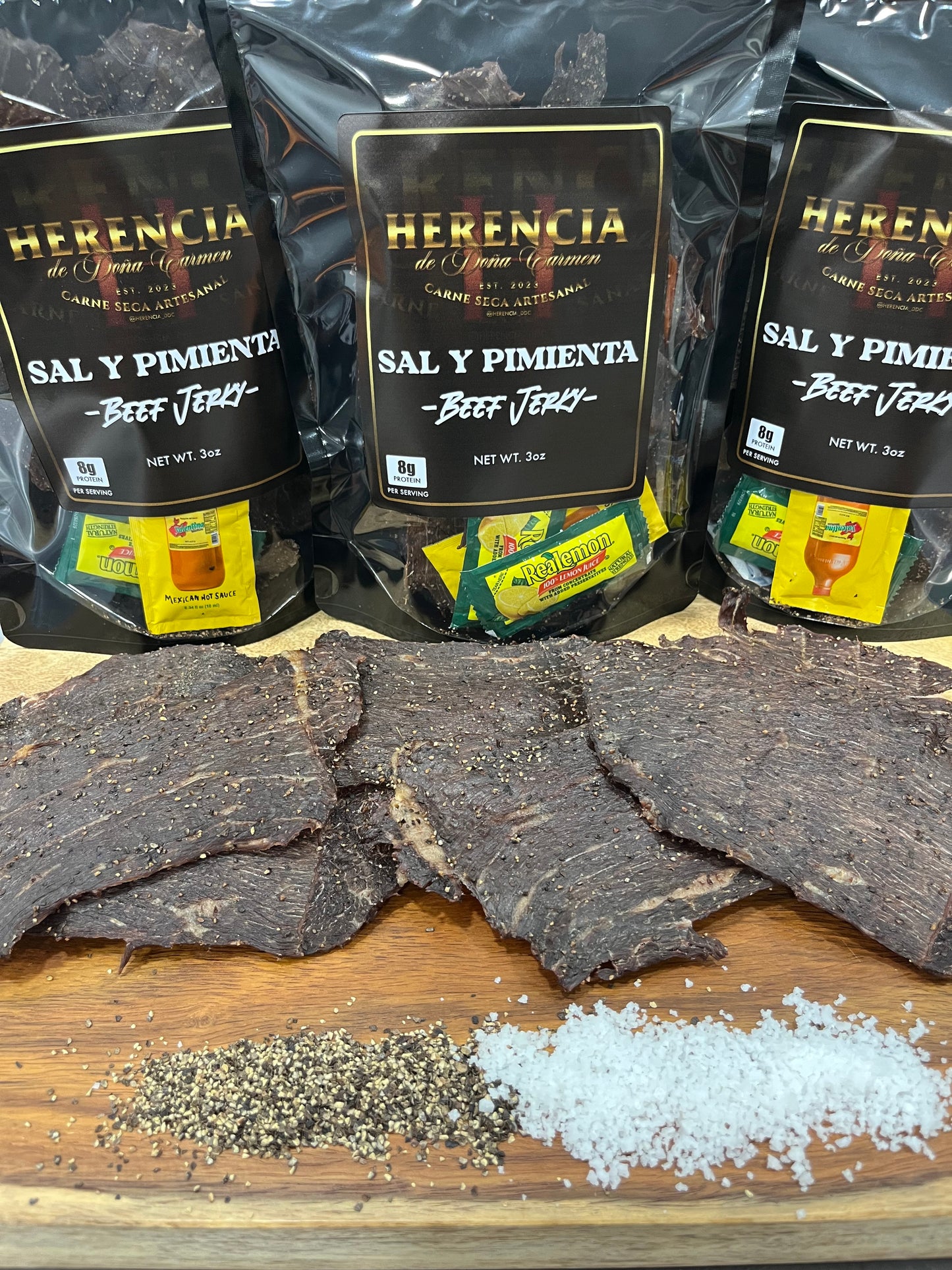 Salt and Pepper Beef Jerky (Carne Seca) 3oz