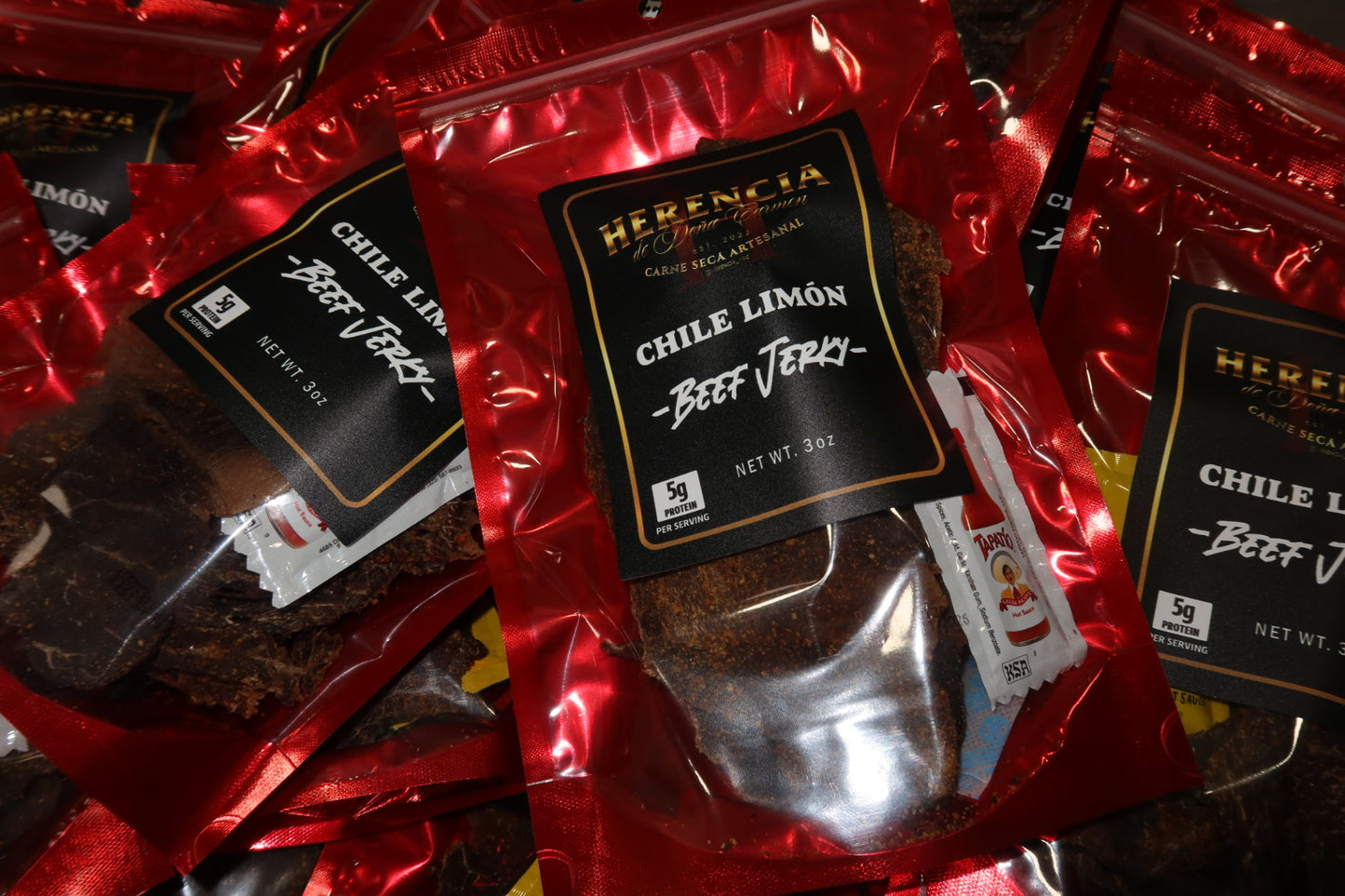 Chile Limón Beef Jerky (Very Spicy)(Carne Seca) 3oz