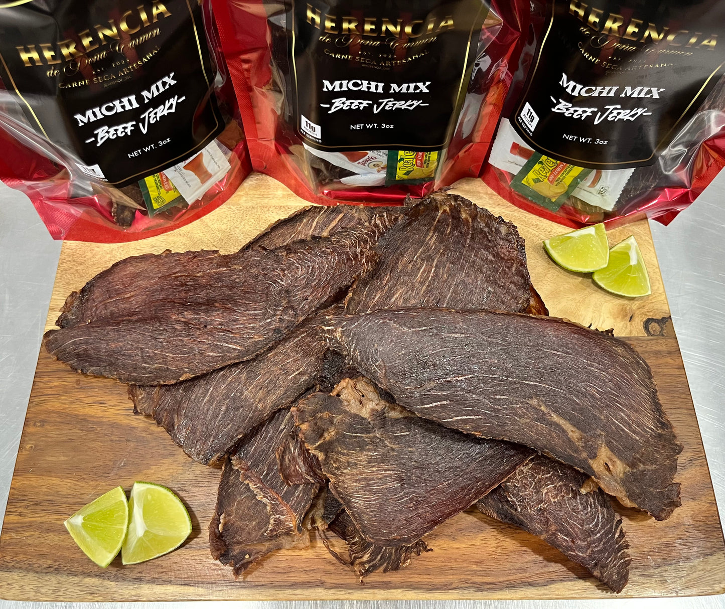 Michi Mix Beef Jerky (Carne Seca) 3oz
