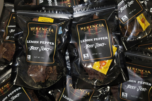 Lemon Pepper Beef Jerky (Carne Seca) 3oz
