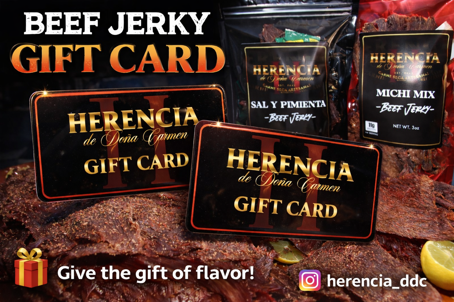 Herencia Beef Jerky Gift Card