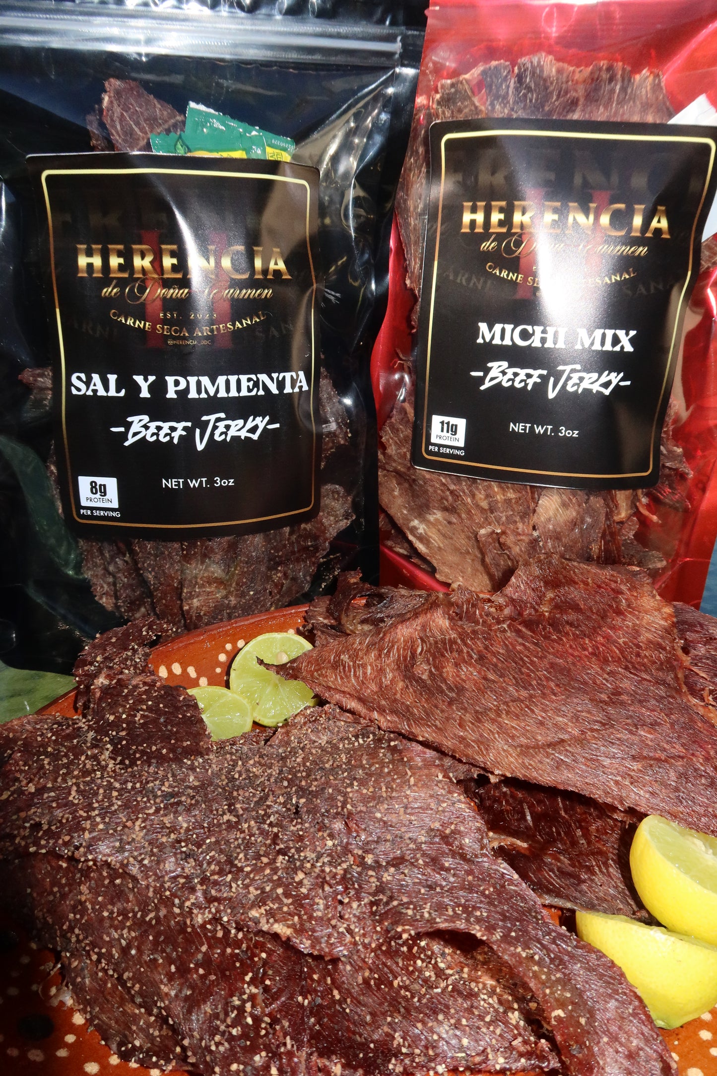 Salt and Pepper Beef Jerky (Carne Seca) 3oz